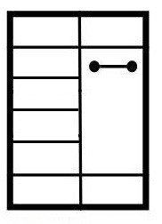 Шкаф "Лирона" 2-х створчатый